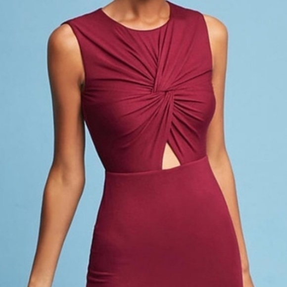 Bailey/44 Anthropologie Elegant Sleeveless Dress Wine Size‎ Medium NWT - Picture 1 of 7